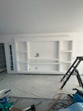 TLRenov Ossature Placo, niche de rangement TV 01