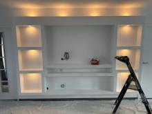 TLRenov Ossature Placo, niche de rangement TV 02